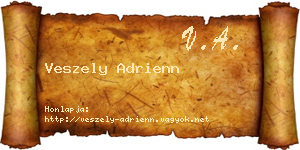 Veszely Adrienn névjegykártya